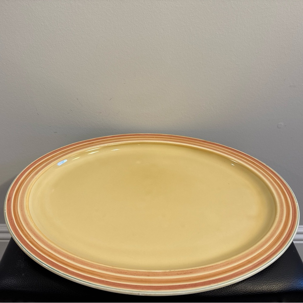 Hand Painted Gray’s Pottery England Meat Platter Designed by Susie Cooper